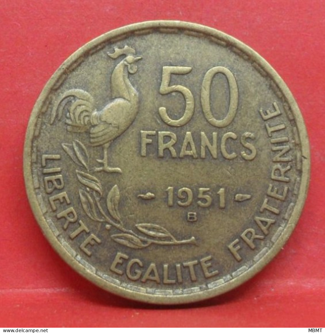 50 Francs Guiraud 1951 B - TB - Pièce Monnaie France - Article N°1004 - 50 Francs