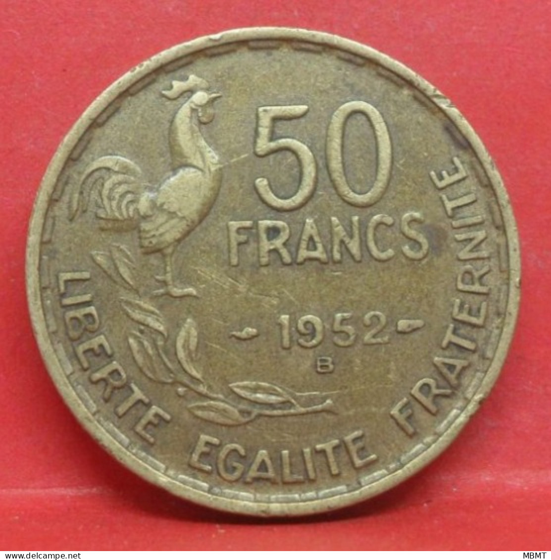 50 Francs Guiraud 1952 B - TTB - Pièce Monnaie France - Article N°1008 - 50 Francs