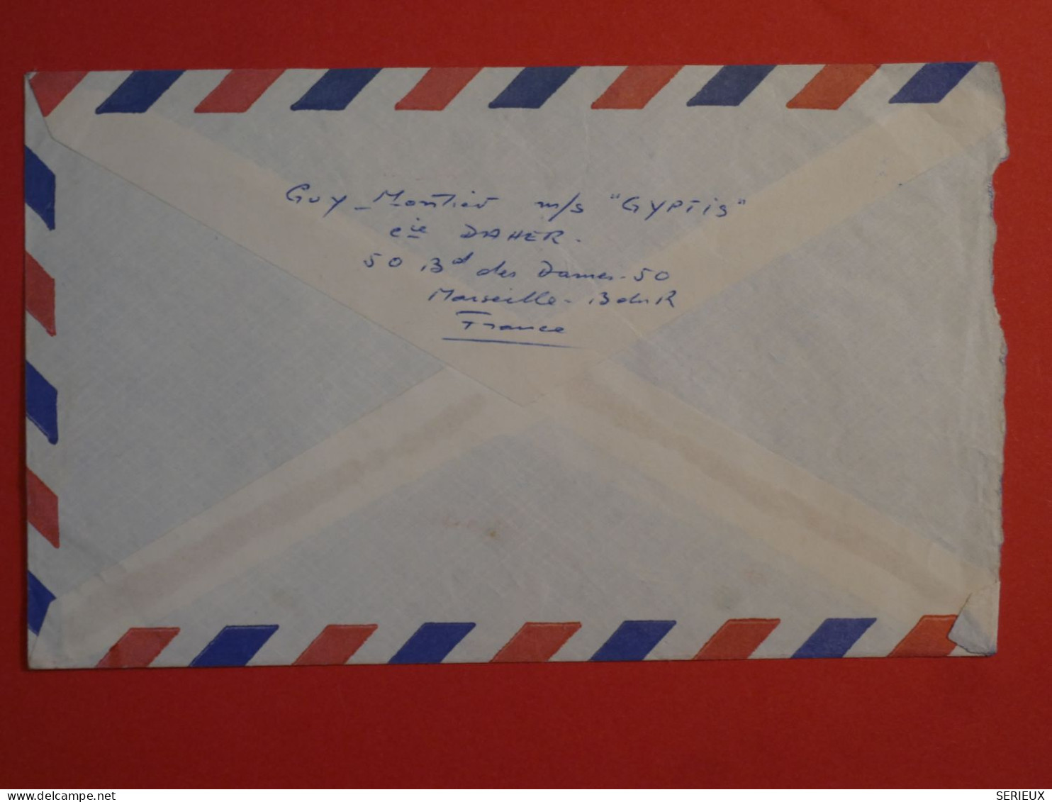 BV6 CYPRUS  BELLE  LETTRE   1963 FAMAGUSTA A MARSEILLE FRANCE     +AFF. MECAN. PLAISANT+ - Lettres & Documents