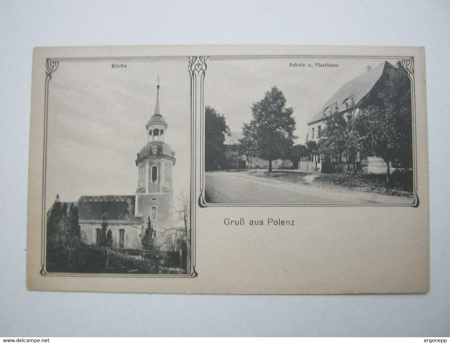 Polenz (Brandis),   Seltene Karte Um 1920 - Brandis