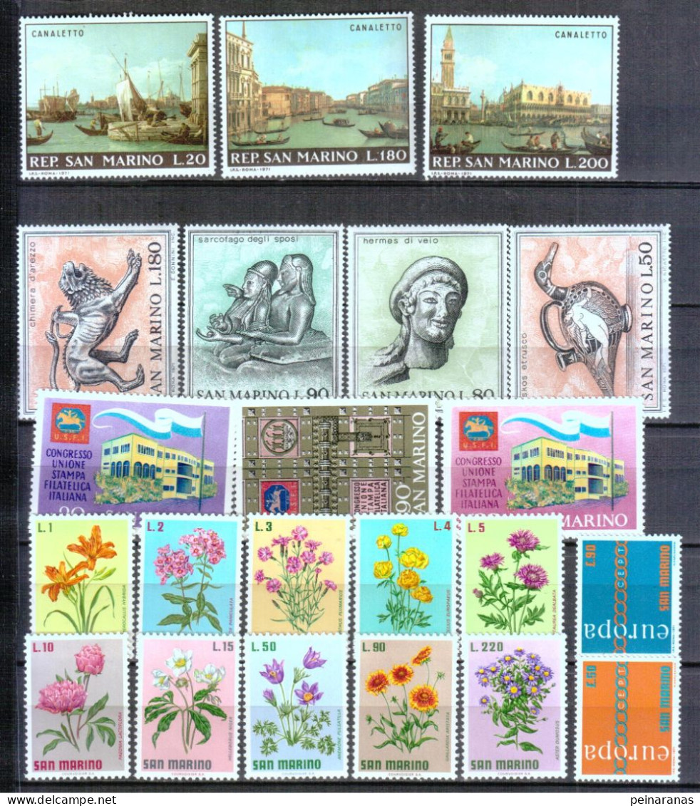 SAN MARINO 1962 A 1981- 20 AÑOS COMPLETOS NUEVOS