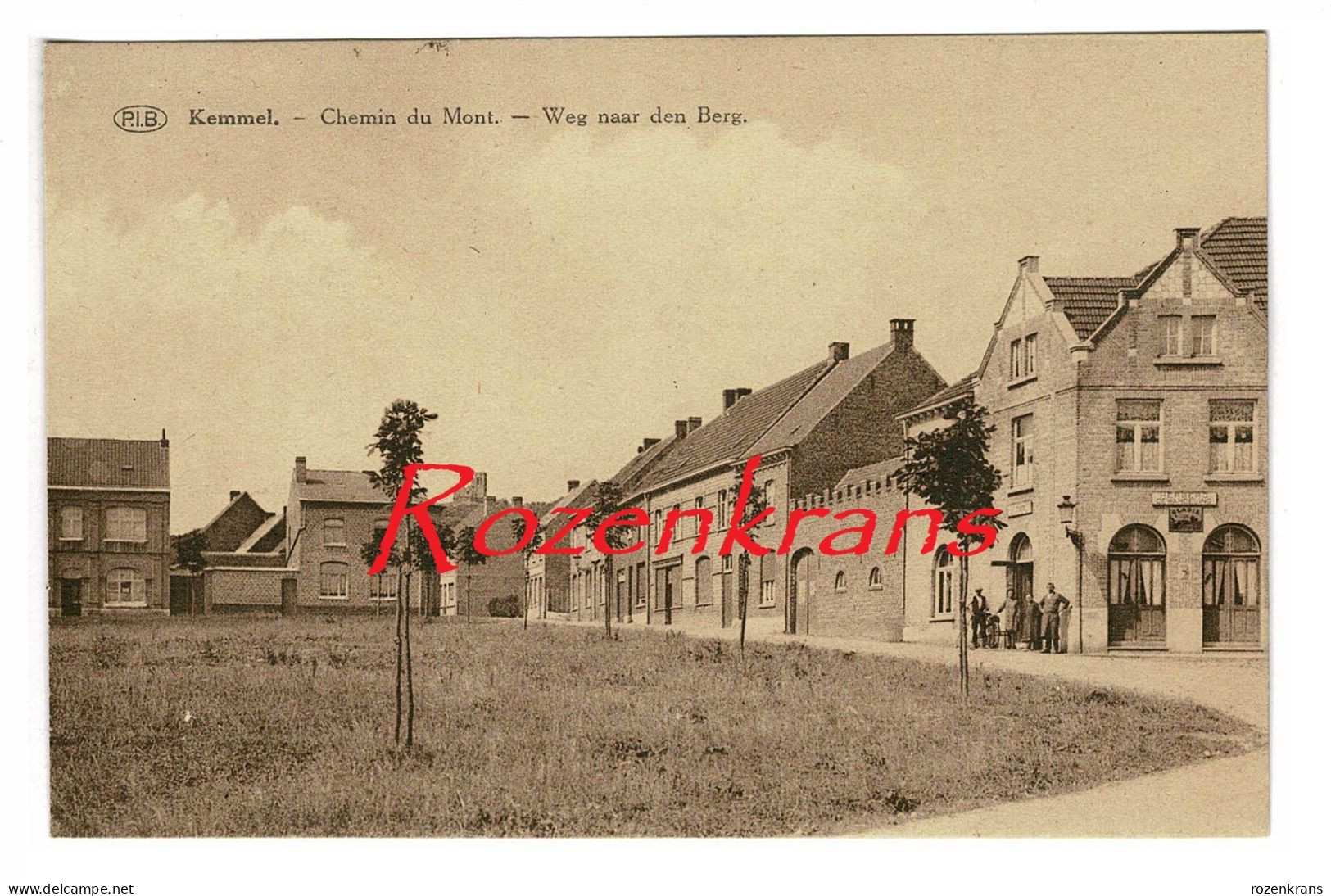 Kemmel Heuvelland Weg Naar Den Berg Chemin Du Mont Geanimeerd - Heuvelland