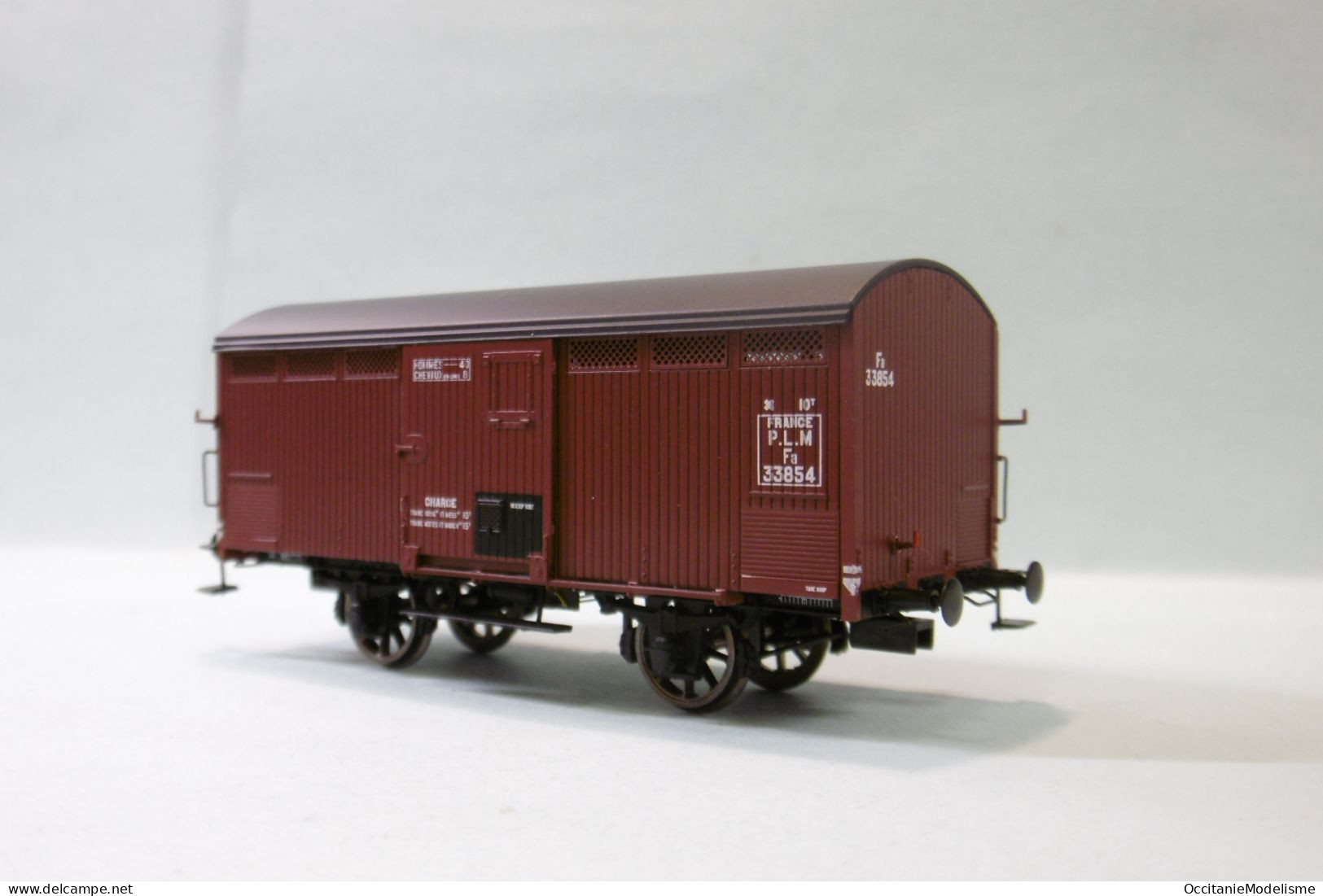 REE - Wagon PRIMEUR 10T PLM Rouge Sideros ép. II / IIIA Réf. WB-760 Neuf NBO HO 1/87 - Goods Waggons (wagons)