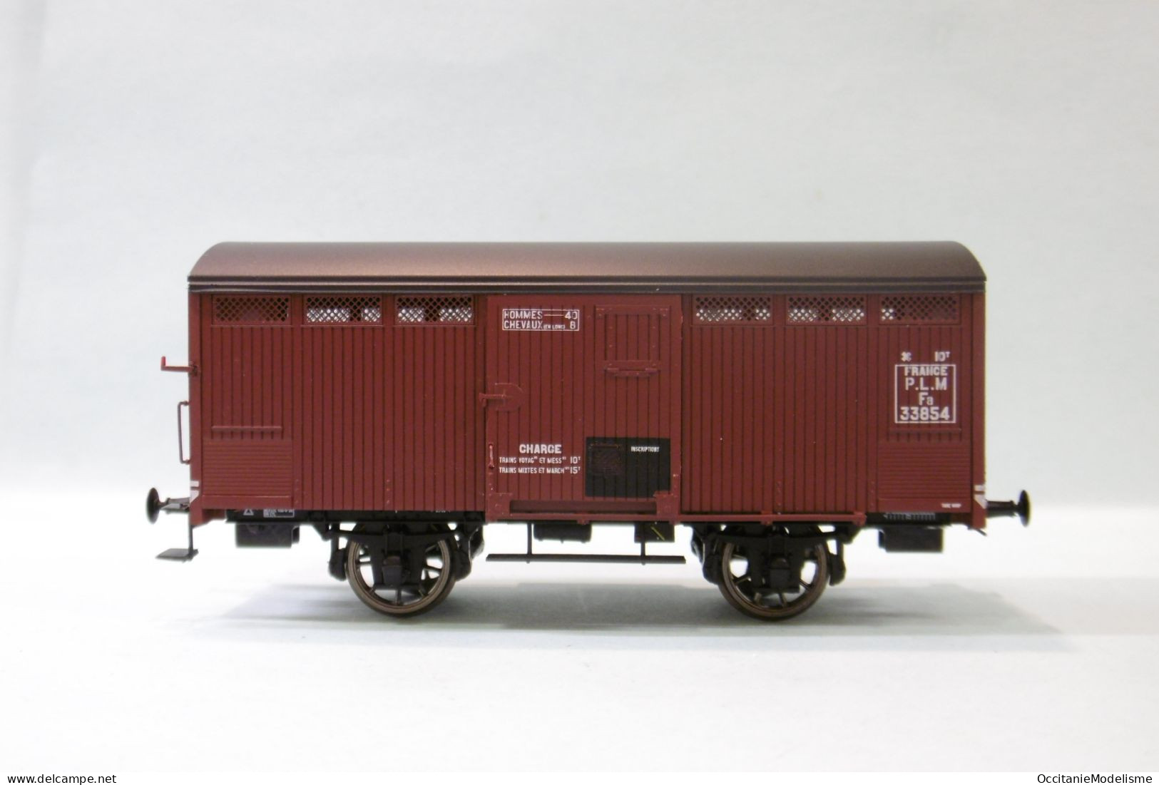 REE - Wagon PRIMEUR 10T PLM Rouge Sideros ép. II / IIIA Réf. WB-760 Neuf NBO HO 1/87 - Goods Waggons (wagons)