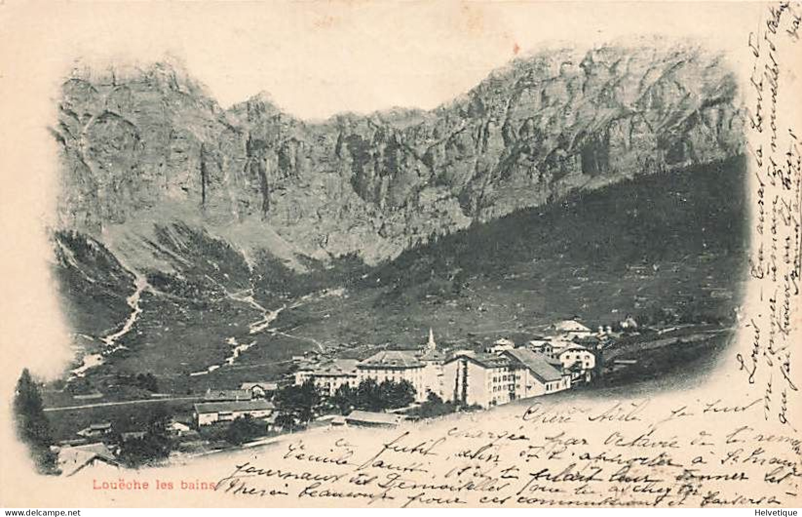 Loèche-les-Bains  - Leukerbad - Louèch-les-Bains Et La Gemmi Louëche Les Bains ~1900 - Loèche