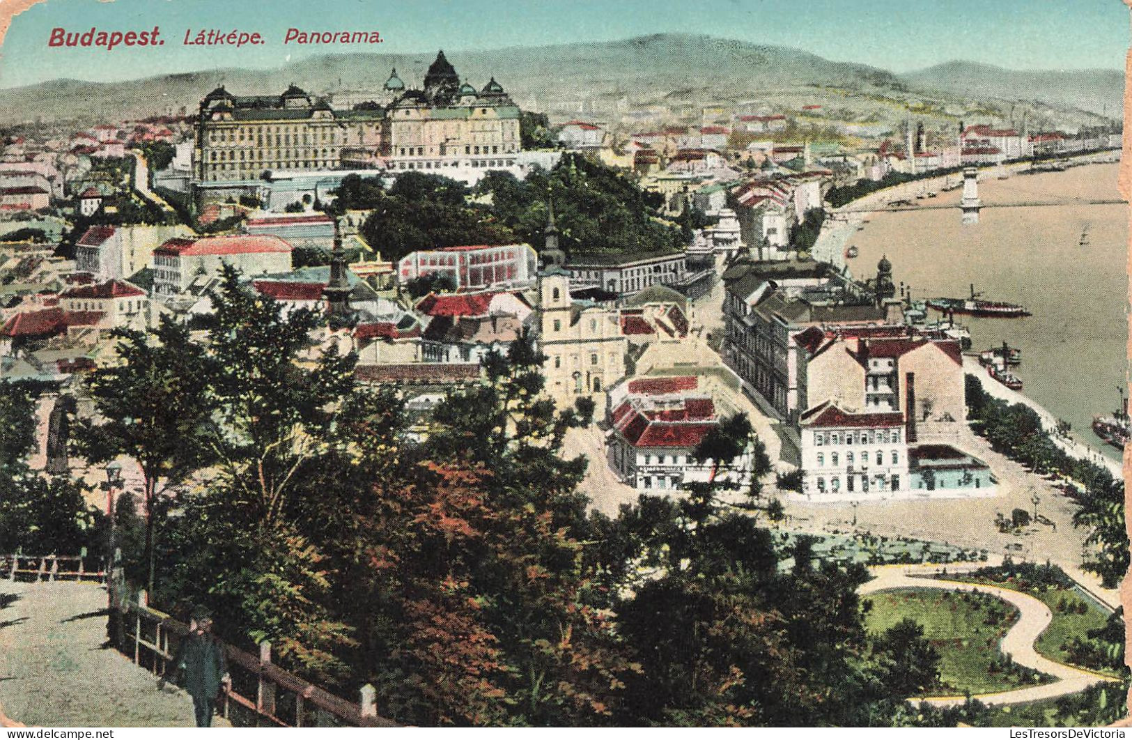 Hongrie - Budapest - Latképe - Panorama - Carte Postale Ancienne - Ungarn