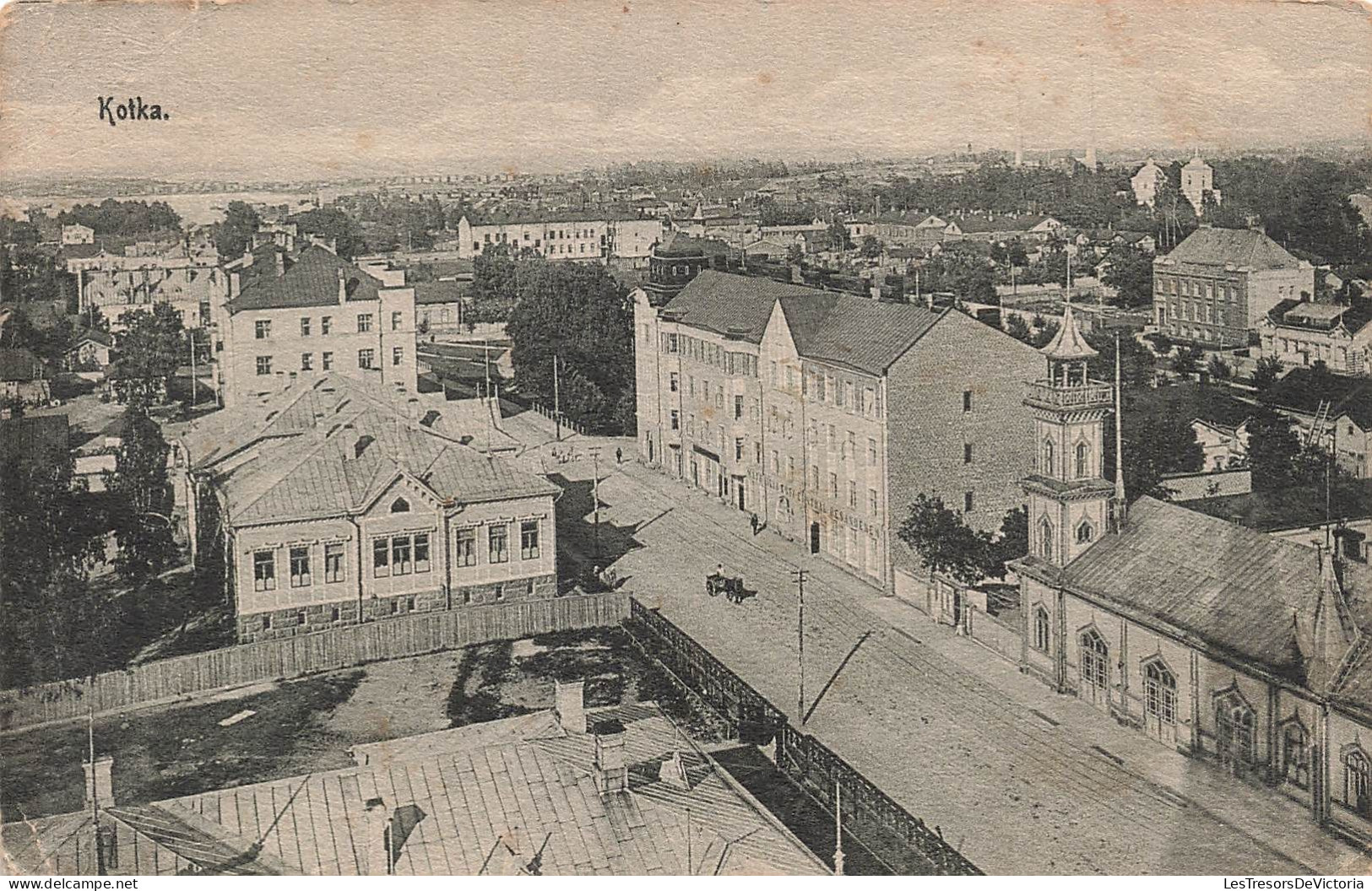 Finlande Kotka - Vue Aérienne - Carte Postale Ancienne - Finlande