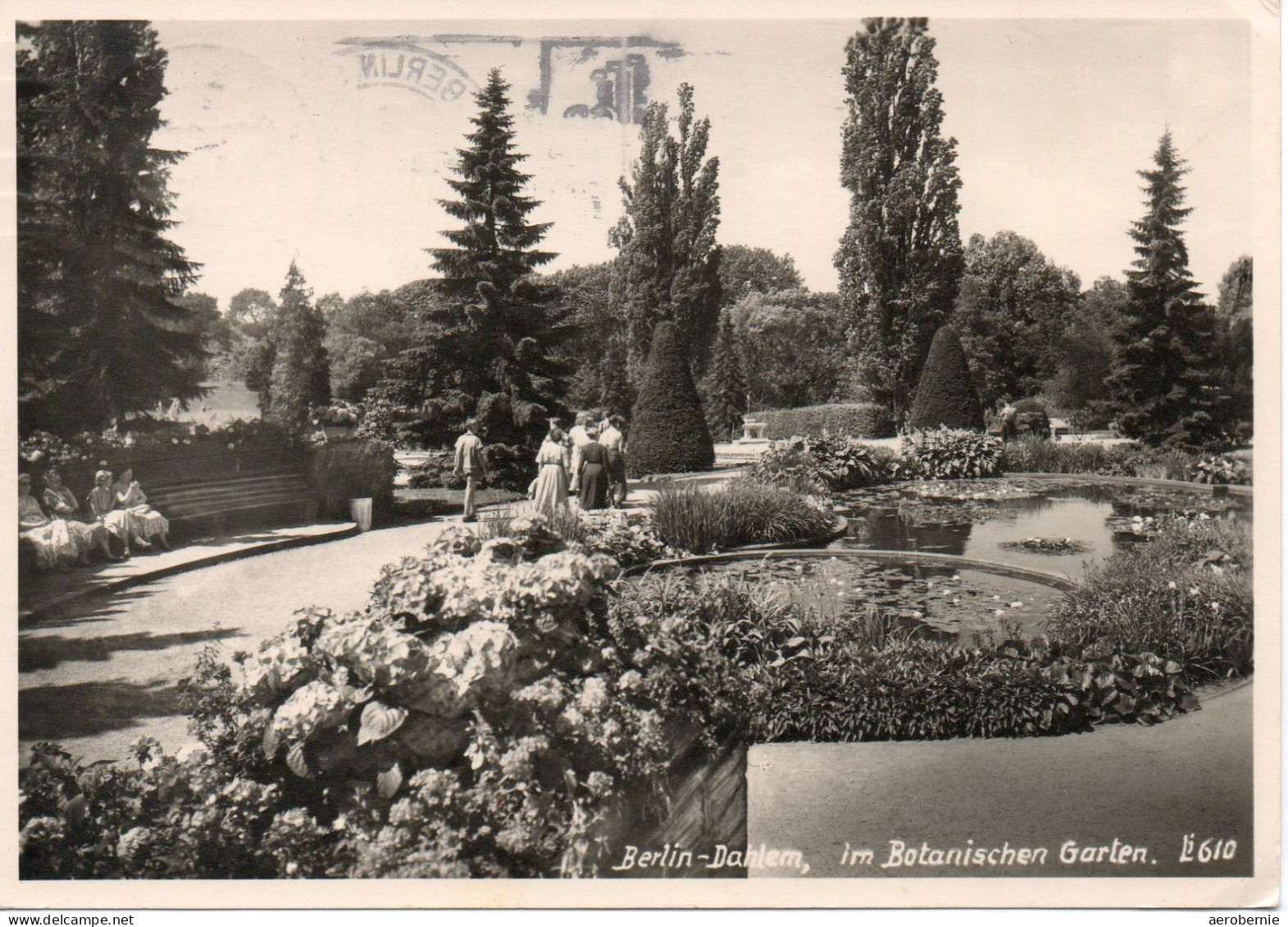 ältere Karte BERLIN - Dahlem / Botanischer Garten (s/w) - Dahlem