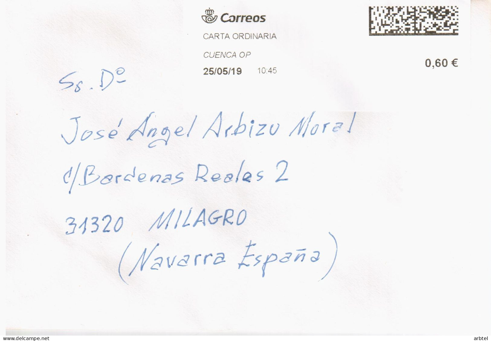 CUENCA OP CC ATM DATAMATRIX - Cartas & Documentos