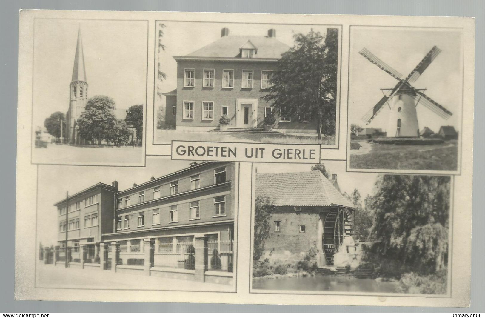 ***  GIERLE  ***  -   Groeten Uit Gierle  -  FOTOKAART ! ! !   -  Zie / Voir Scan's. - Lille