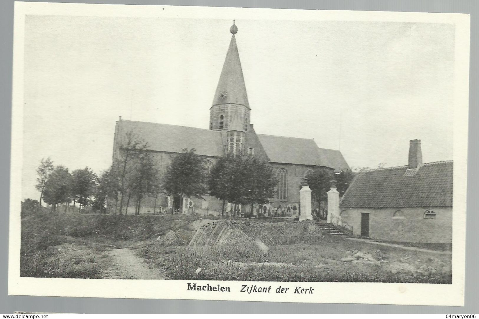 ***  MACHELEN  ***  -   Zijkant Der Kerk   -  Zie / Voir Scan's. - Machelen