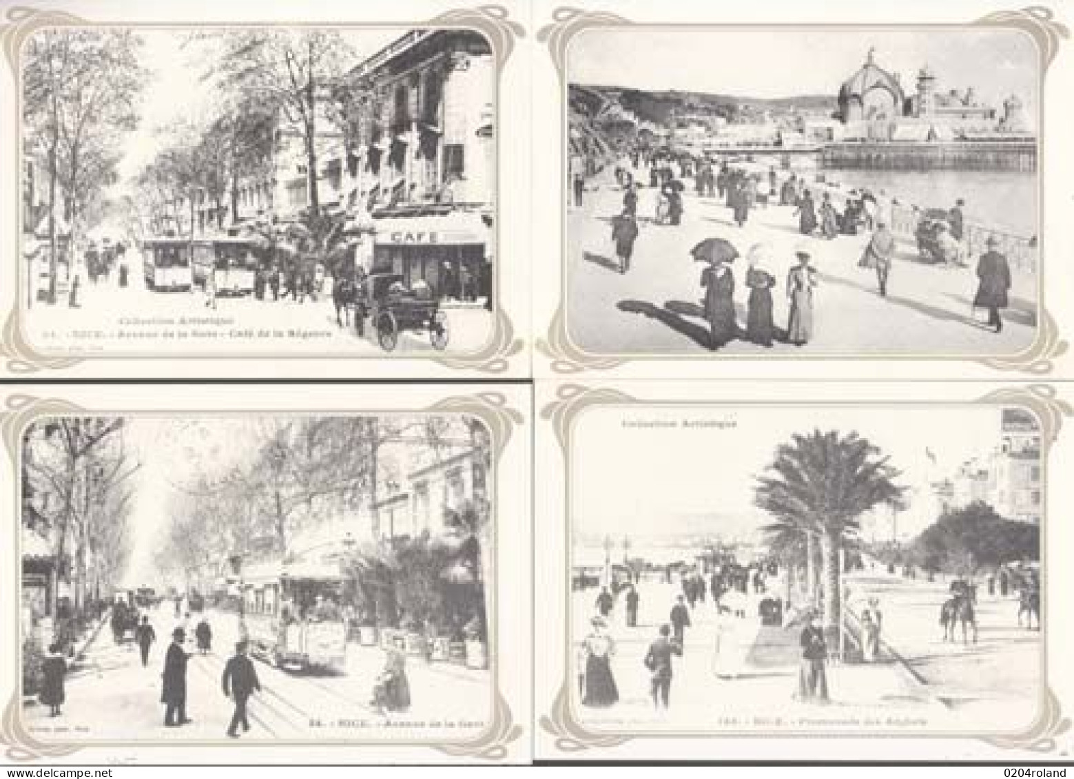 CPM France 06 - Nice - 8 Cartes Nice Au Temps Passée - PRIX FIXE - Loten, Series, Verzamelingen