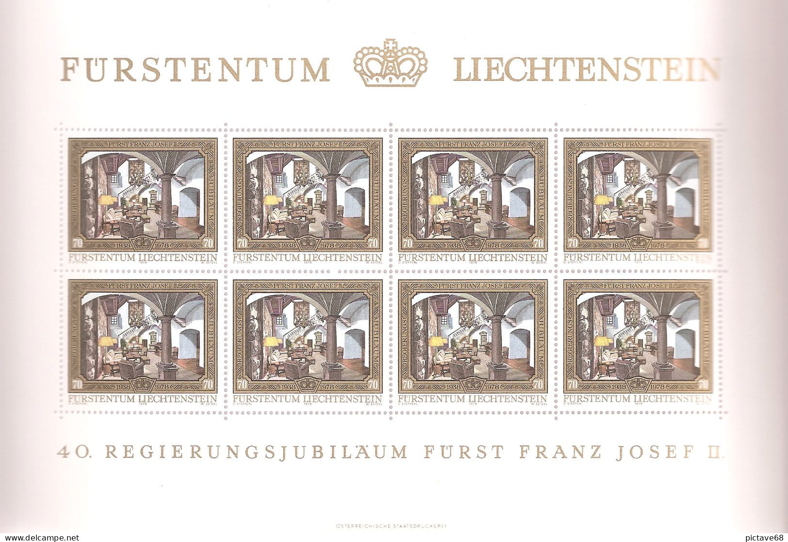 LIECHTENSTEIN / SERIE N° 647 à 650 EN PETITS FEUILLETS NEUFS** - Blocks & Sheetlets & Panes