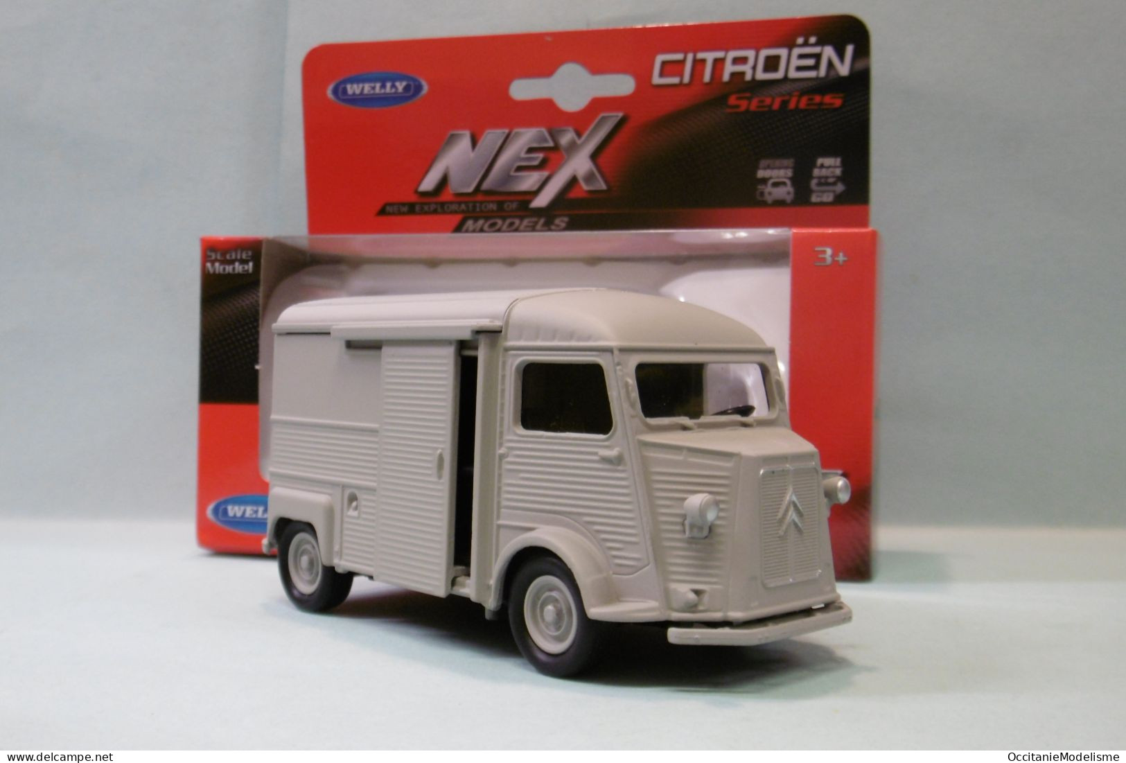 Welly Nex - CITROEN TYPE H Gris Réf. 43758 BO 1/40 - Welly