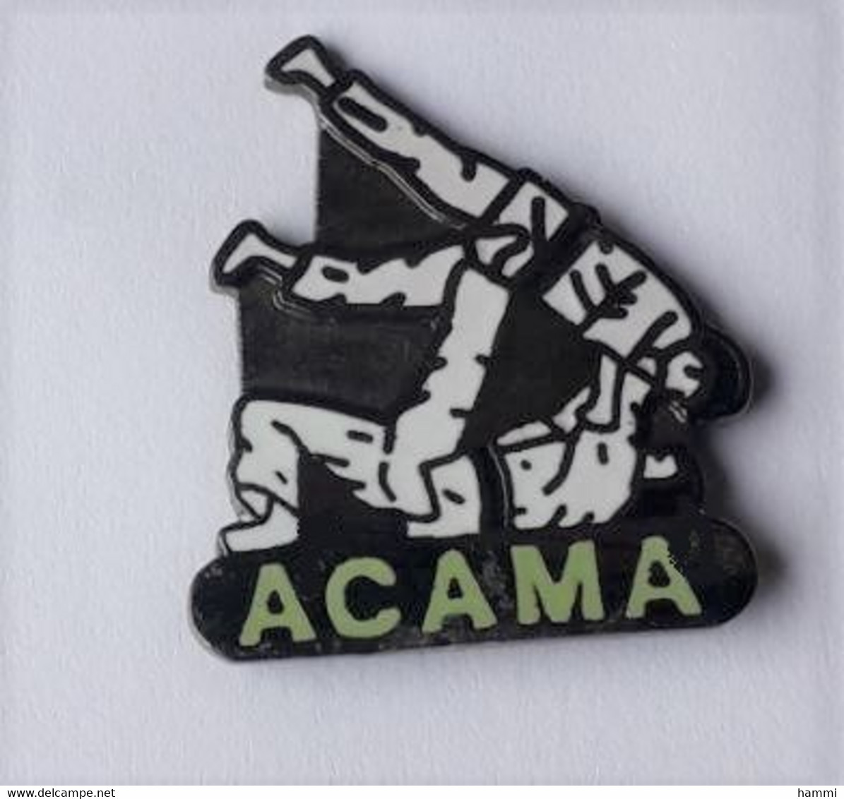 QQ125 Pin's Judo ACAMA Beuvry  Pas De Calais Qualité EGF Achat Immédiat - Judo