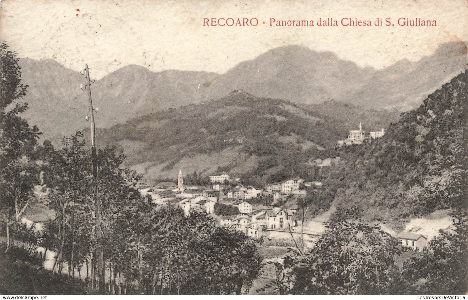 Italie - Recoaro - Panorama Dalla Chiesa Di S. Guiliana - Oreste Onestinghel - Carte Postale Ancienne - Vicenza