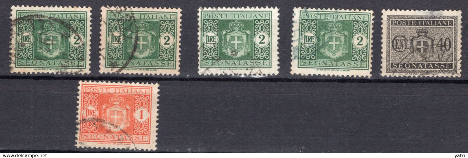 Luogotenenza (1945) - Segnatasse Filigrana Ruota Ø - Postage Due