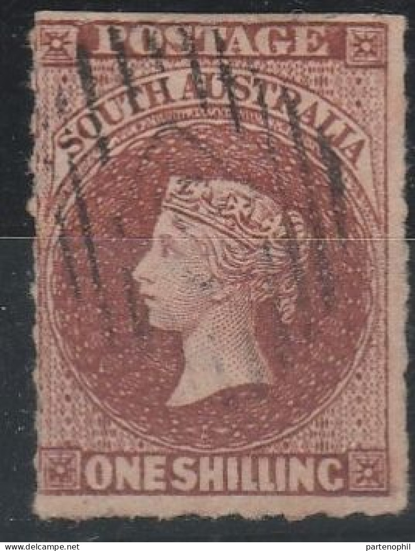 1853 - South Australia 1 Sh. N. 12 - Oblitérés