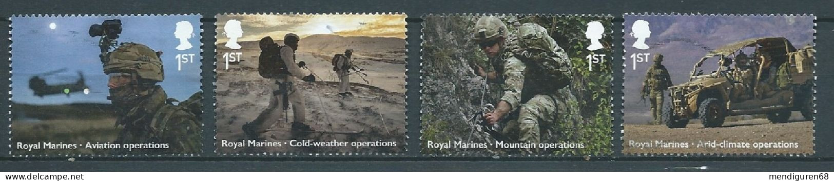 GROSSBRITANNIEN GRANDE BRETAGNE GB 2022 ROYAL MARINES SET2 4V USED SG 4714-7 MI 5044-7 YT 5435-8 SN 4275-8 - Oblitérés