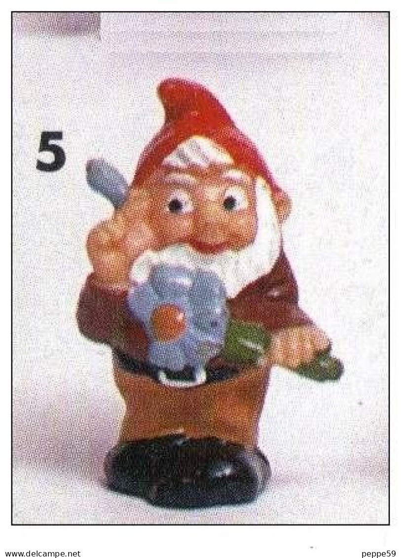 Kinder Ferrero Gnomburloni - 5 Pio Pratolino - Monoblocs