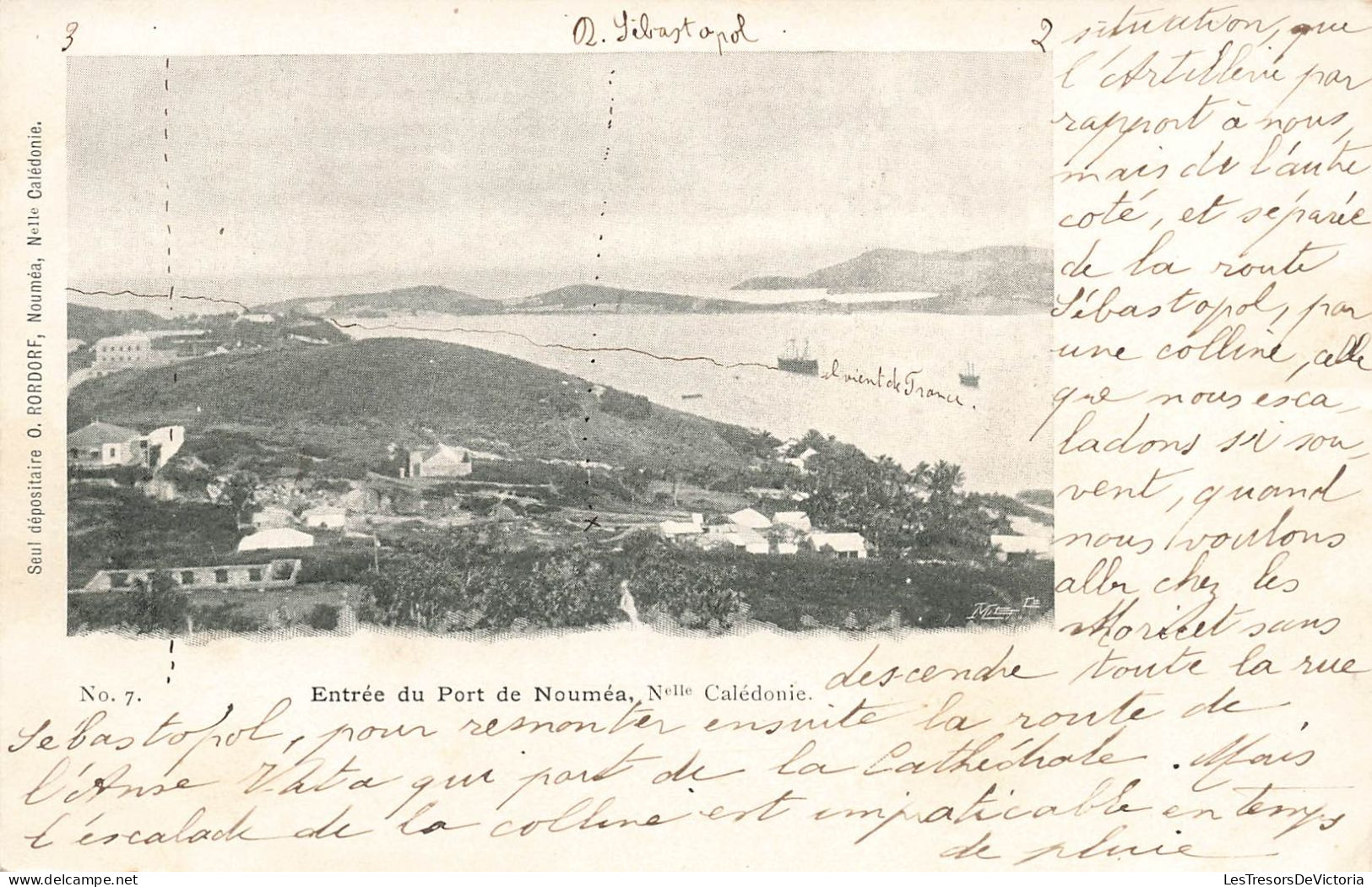 Nouvelle Calédonie - Nouméa - Entrée Du Port De Nouméa - O. Rordorf  - Carte Postale Ancienne - Nouvelle-Calédonie