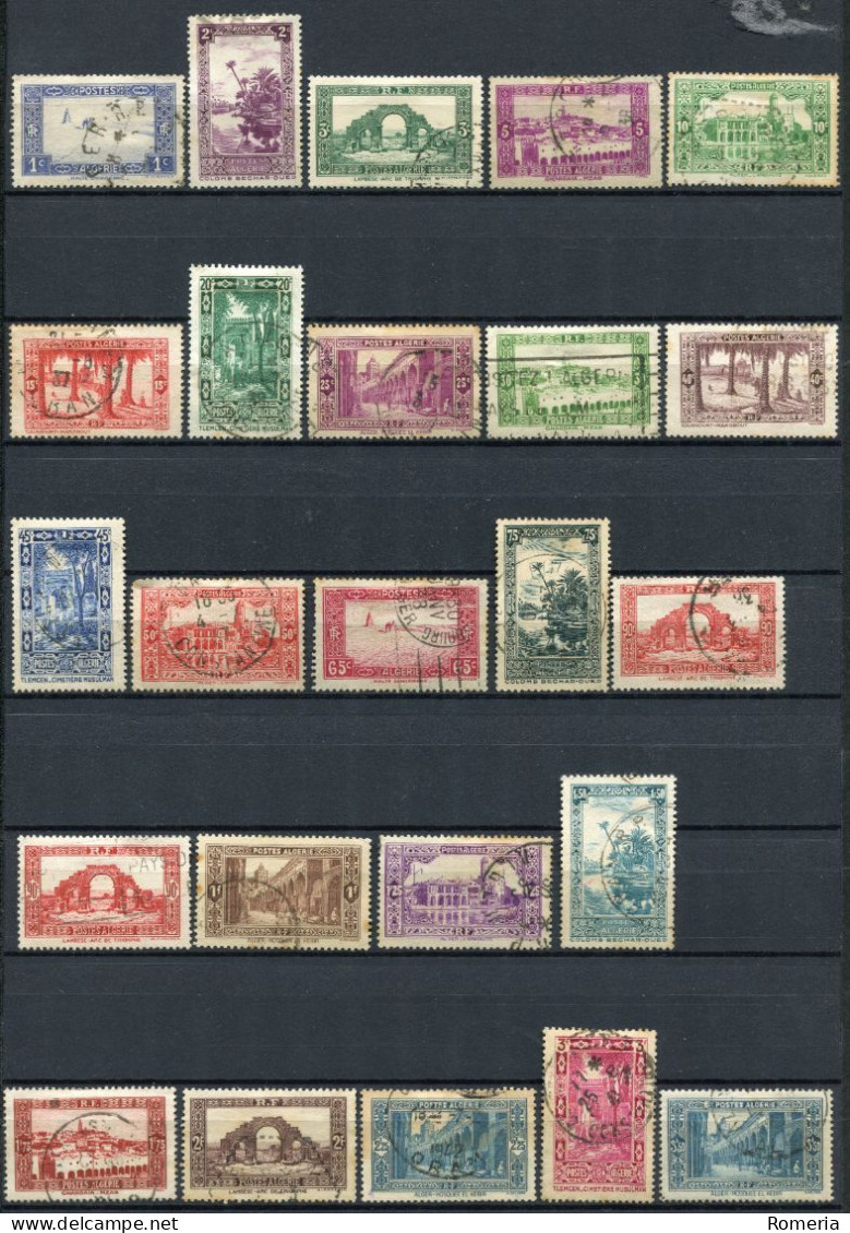 Algérie - 1936 -> 1941 - Lots Timbres Oblitérés - Yt 101 á 126 (sauf 113)- 138 - 140 - 140A - 140A - 141A - 148 - 167 - Used Stamps