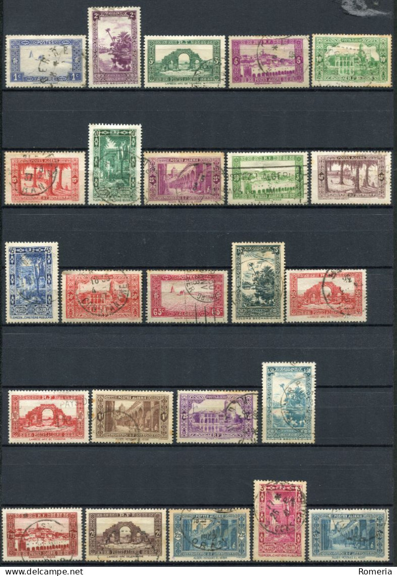 Algérie - 1936 -> 1941 - Lots Timbres Oblitérés - Yt 101 á 126 (sauf 113)- 138 - 140 - 140A - 140A - 141A - 148 - 167 - Gebruikt