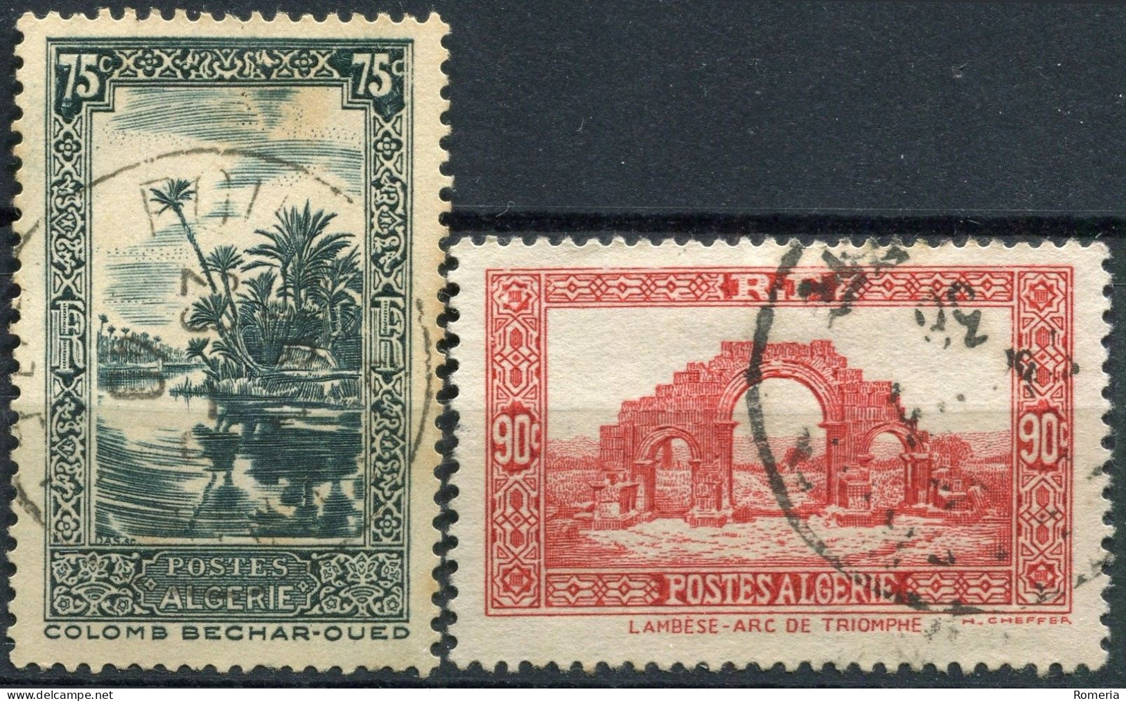 Algérie - 1936 -> 1941 - Lots timbres oblitérés - Yt 101 á 126 (sauf 113)- 138 - 140 - 140A - 140A - 141A - 148 - 167