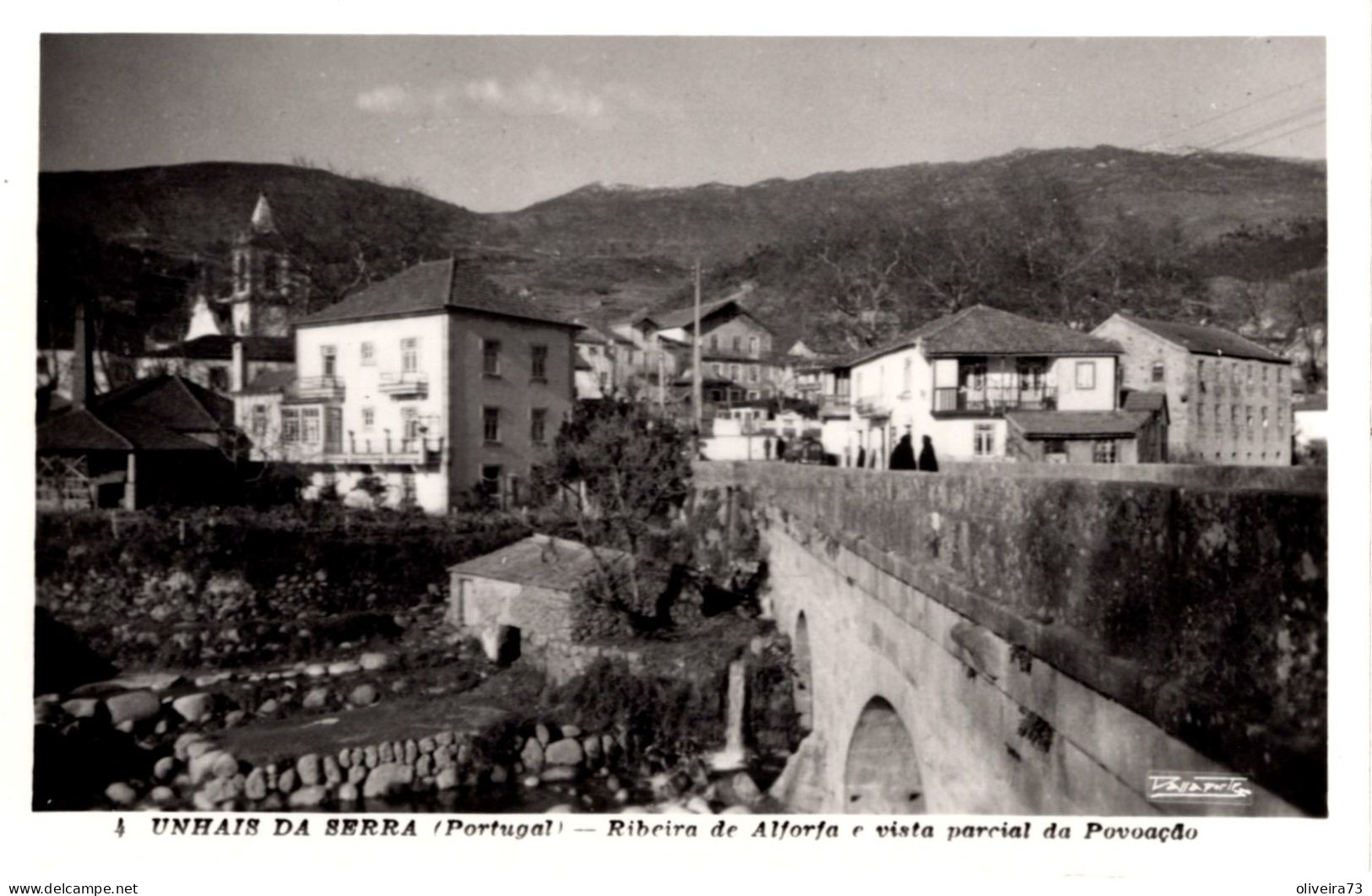 UNHAIS DA SERRA - Ribeira E  Vista Parcial Da   Povoação  PORTUGAL - Castelo Branco