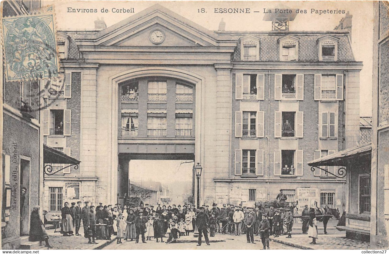 91-ESSONNES- ENVIRONS DE CORBEIL- LA POSTE DES PAPETERIES - Essonnes