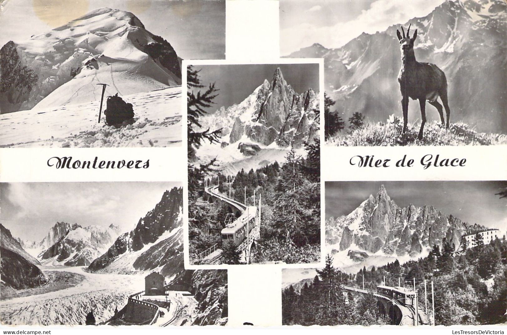 FRANCE - 74 - MONTENVERS - Mer De Glace - Multi Vues - Carte Postale Ancienne - Chamonix-Mont-Blanc