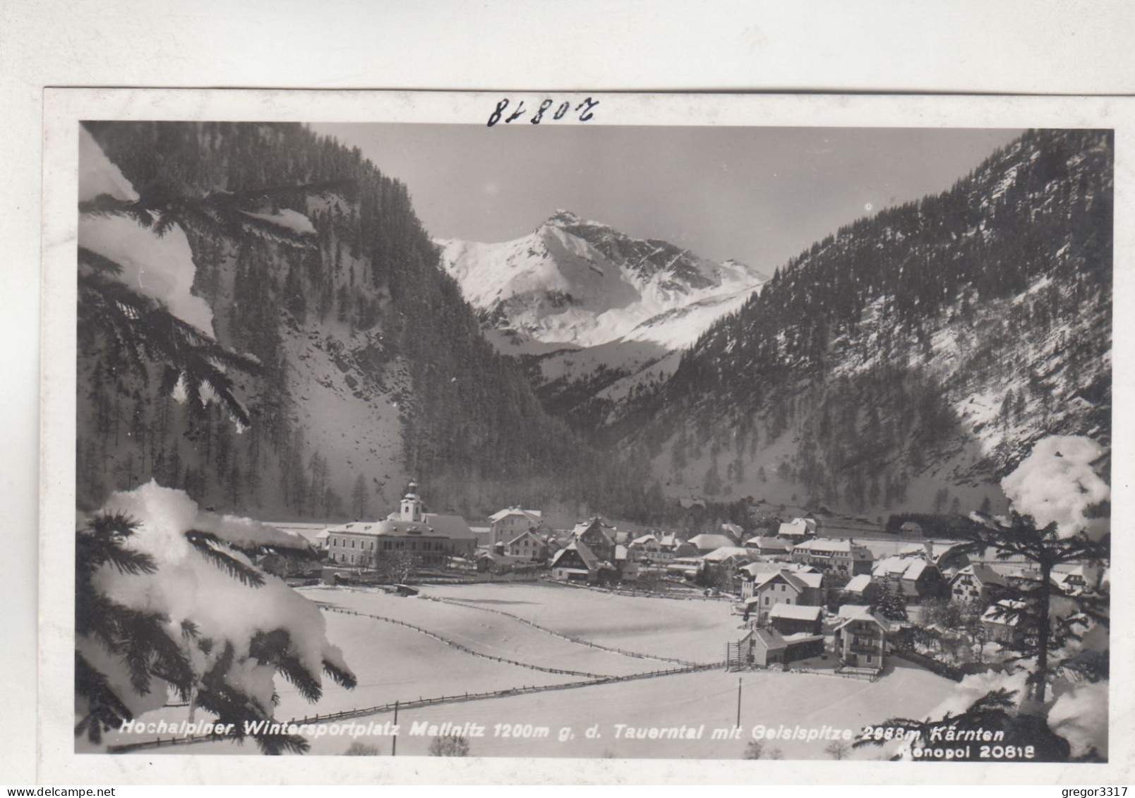 D1241) Hochalpiner Wintersportplatz MALLNITZ G. D. Tauerntal - HAUS Ansichten Stark Verschneit - Kärnten - Mallnitz