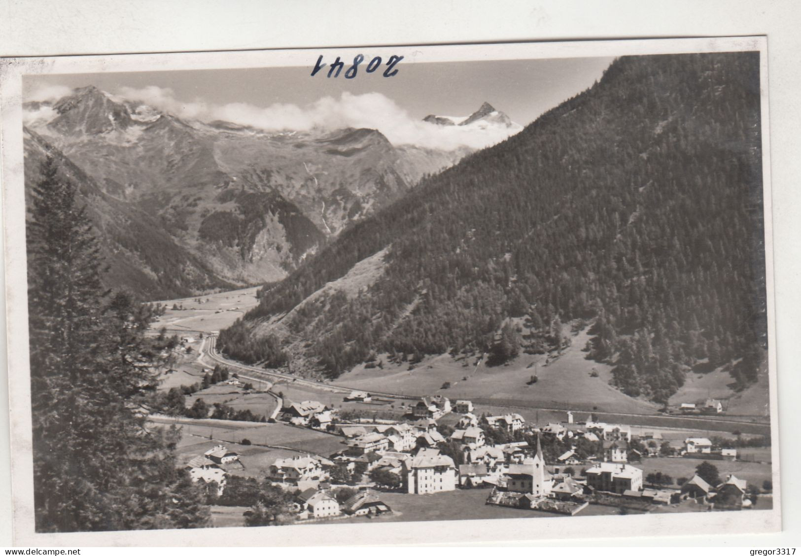 D1243) MALLNITZ Mit Ankogelgruppe - Kärnten -  Kirche Friedhof - Haus Ansichten - Mallnitz