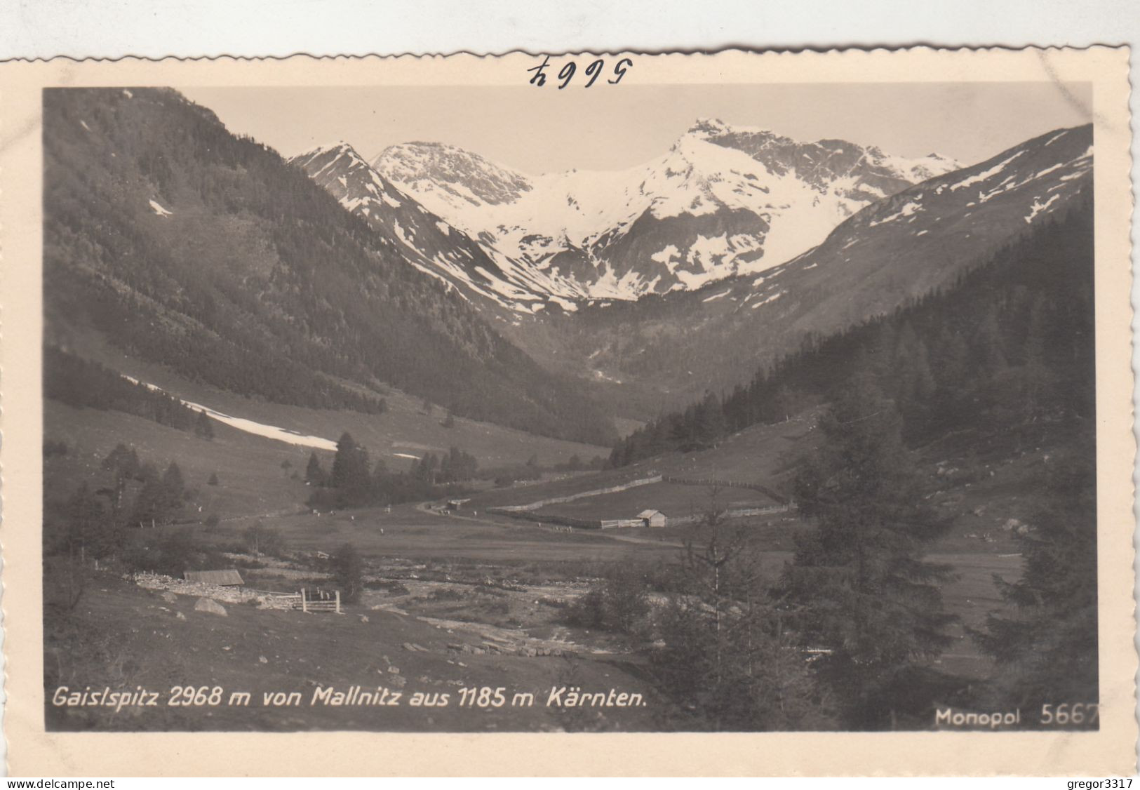 D1252) GAISLSPITZ 2968m Von Mallnitz Aus -  MALLNITZ 1185 M Kärnten - Mallnitz