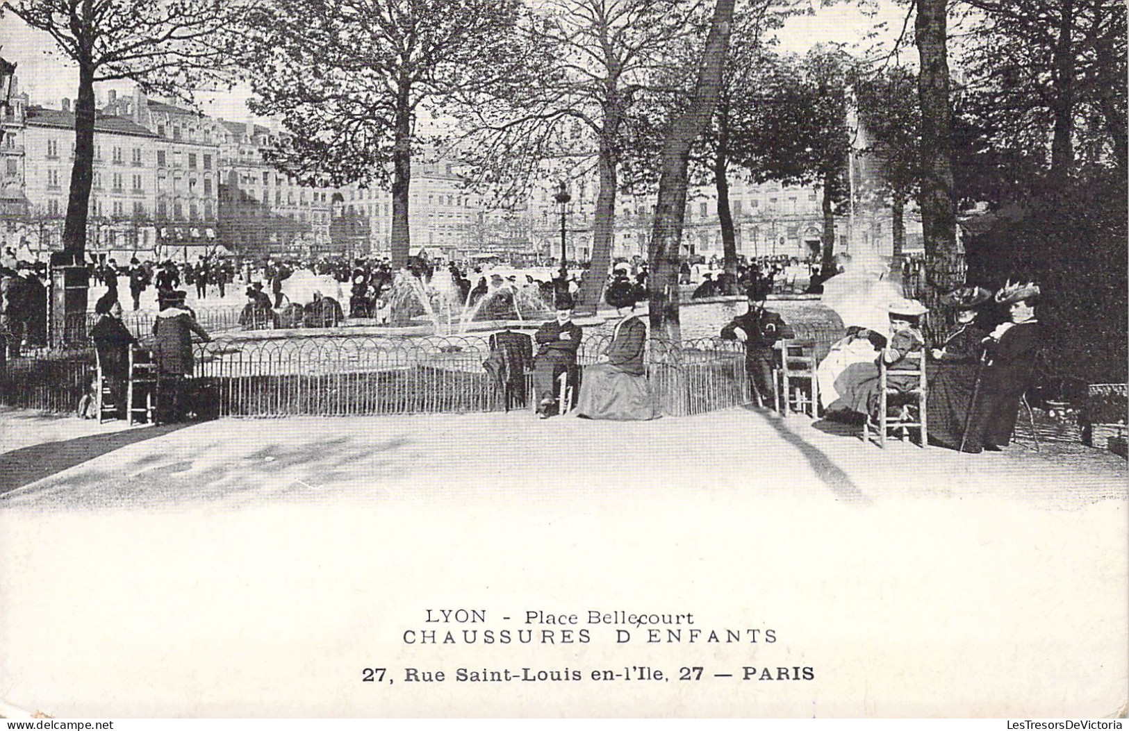 FRANCE - 69 - LYON - Place Bellecourt - Chaussure D'enfants -  Carte Postale Ancienne - Sonstige & Ohne Zuordnung