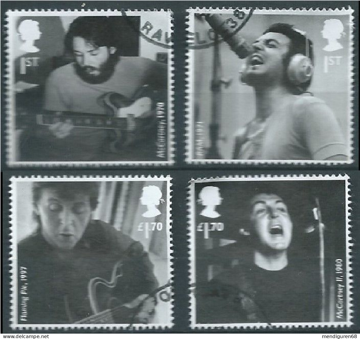 GROSSBRITANNIEN GRANDE BRETAGNE GB 2021 FROM MS PAUL MCCARTNEY SET 4V USED SG MS4528-31 MI B4775-8 YT F5189-92 SC SH4115 - Used Stamps