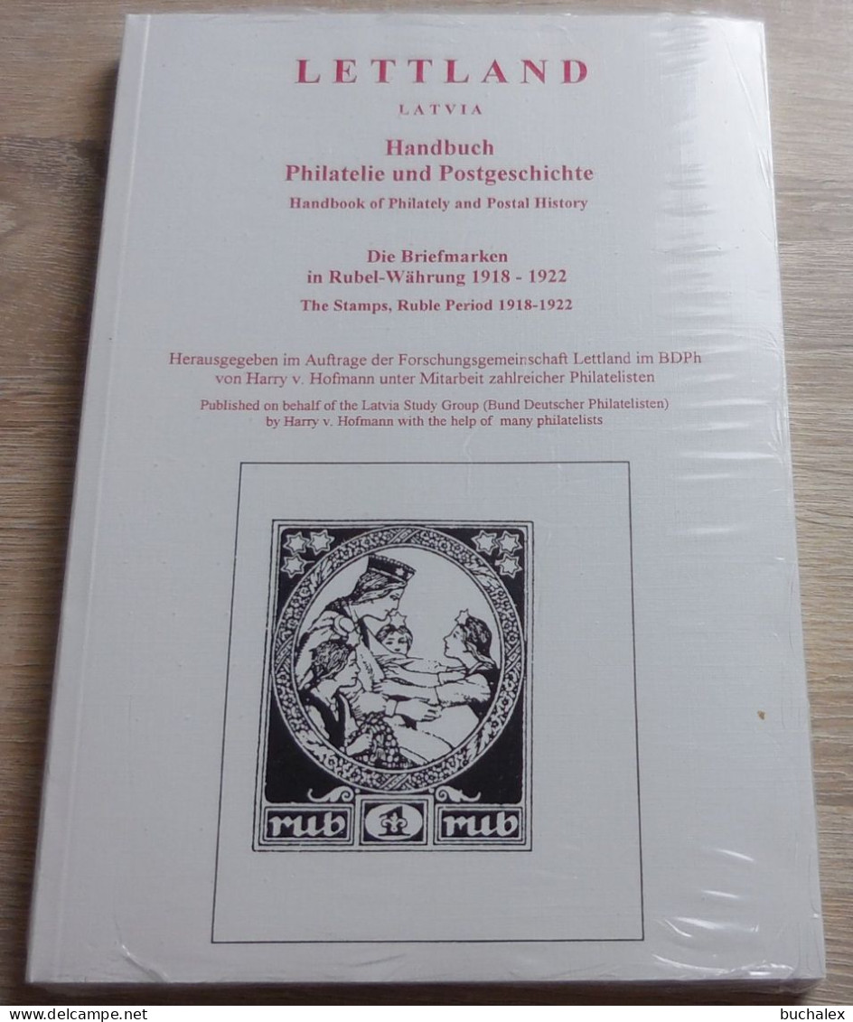 Lettland Handbuch Philatelie Und Postgeschichte /Latvia Handbook Of Philately And Postal History - Die Briefmarken In... - Manuali