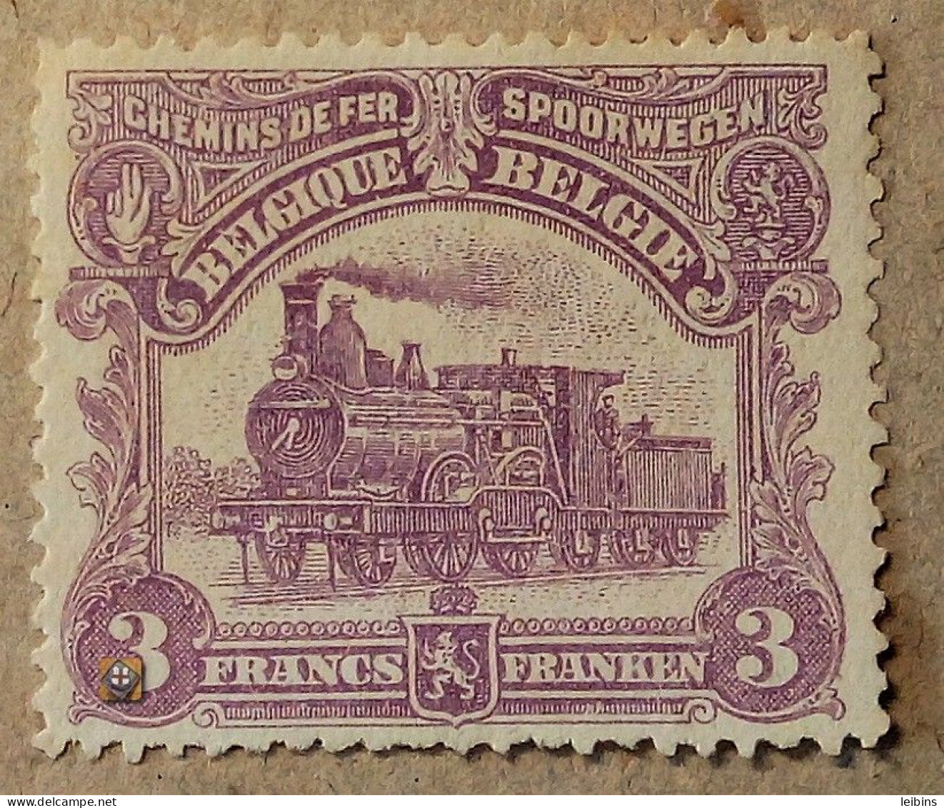 1915 Belgien Mi.E 74, 3c /+ - Nuevos