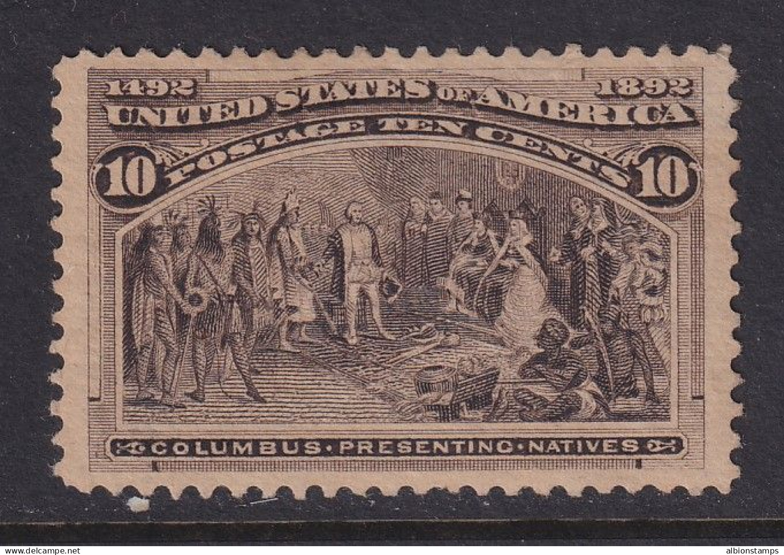 USA, Scott 237, MOG (part OG) - Unused Stamps