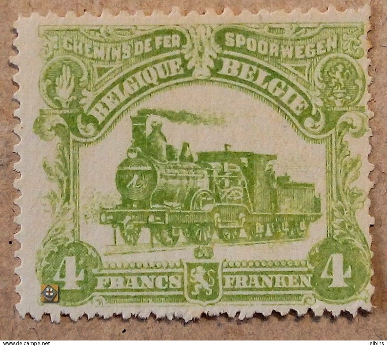 1915 Belgien Mi.E 75, 4c /+ - Nuevos