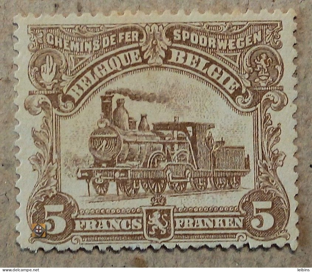 1915 Belgien Mi.E 76, 5c /+ - Mint