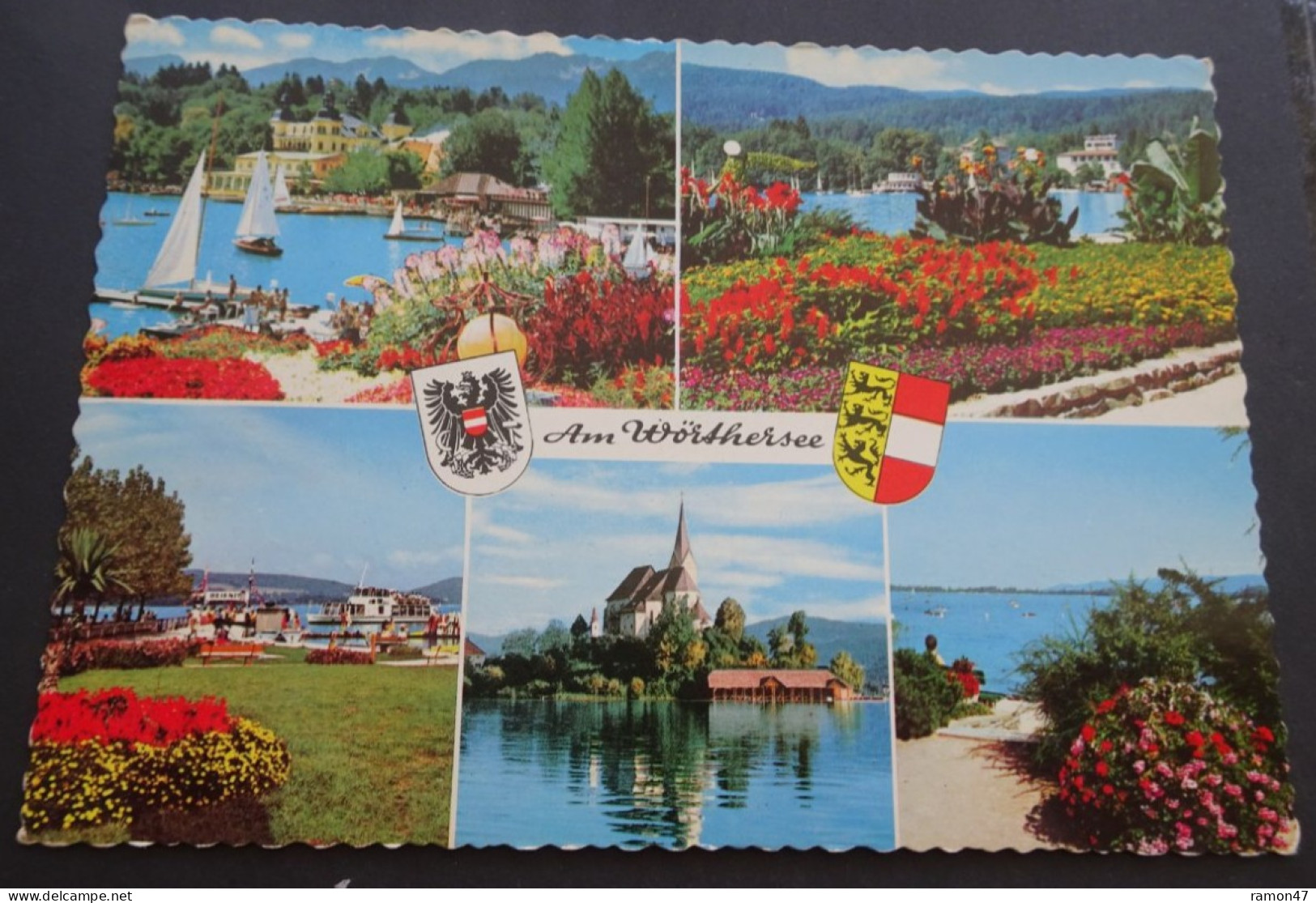 Am Wörthersee - Alpensebad Velden - Ansichtspostkarten-Verlag Franz Schilcher, Klagenfurt - # 1/80 - Velden