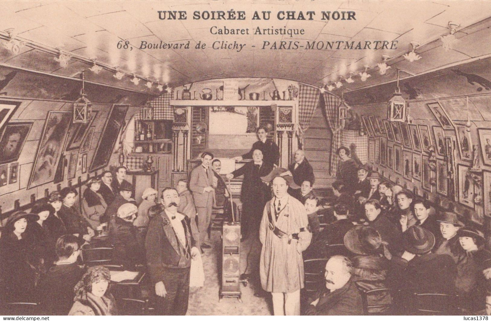 75 / PARIS / UNE SOIREE AU CHAT NOIR / CABARET ARTISTIQUE - París La Noche