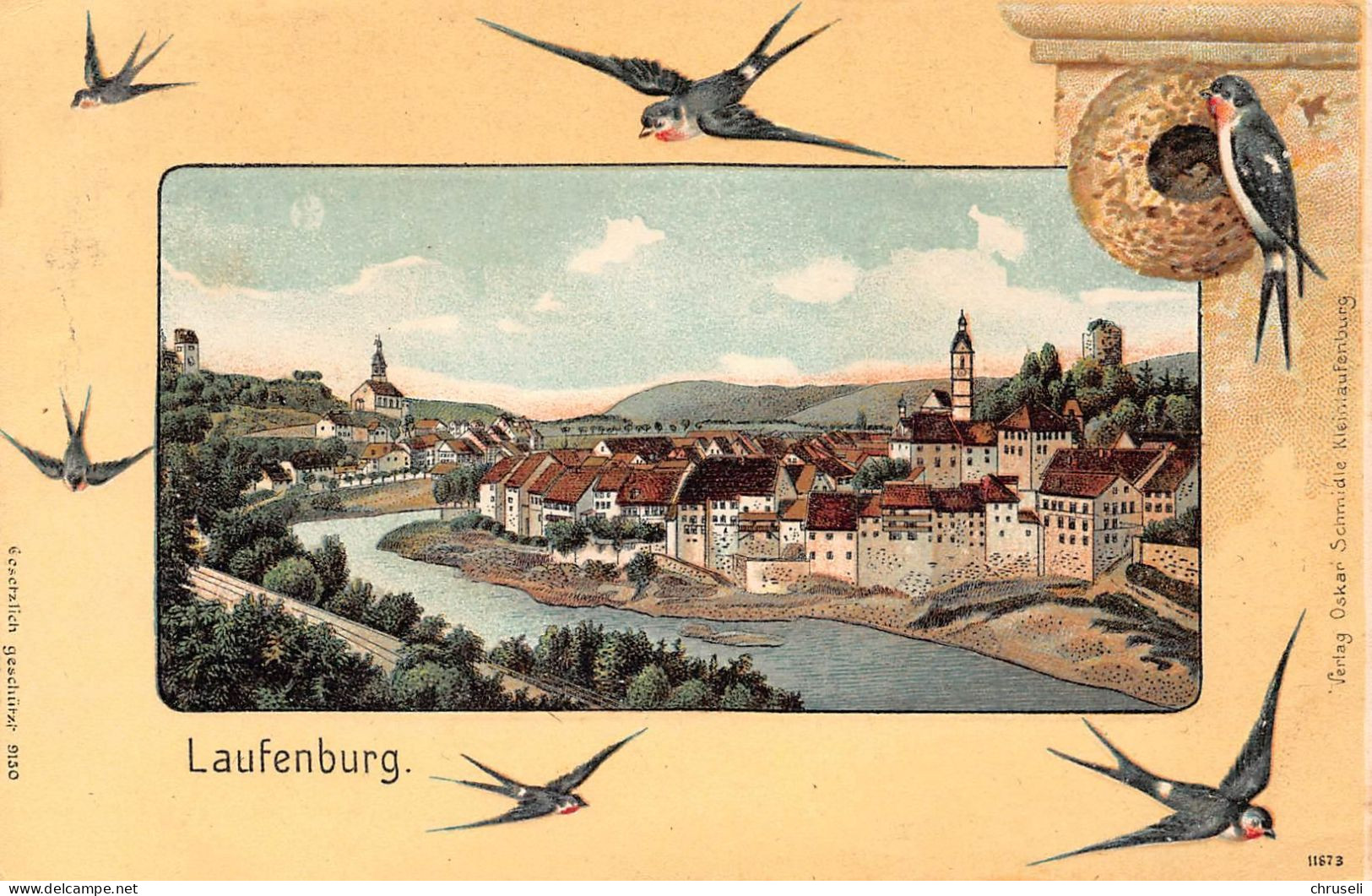 Laufenburg  Präge  Litho - Laufenburg 