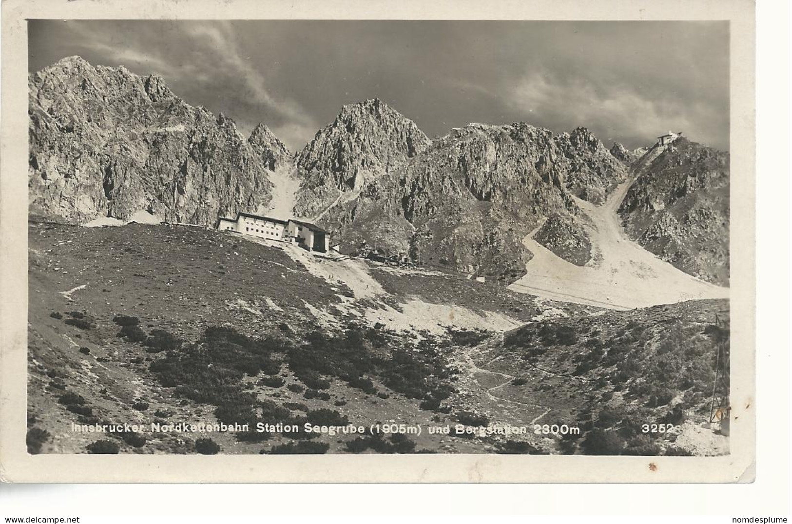 23660 )  Austria Innsbruck North Station Censur  Real Photo RPPC - Innsbruck