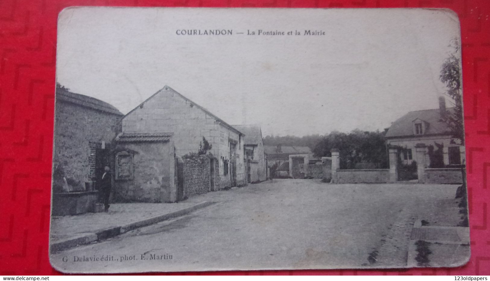 51 COURLANDON LA FONTAINE ET LA MAIRIE - Sonstige & Ohne Zuordnung