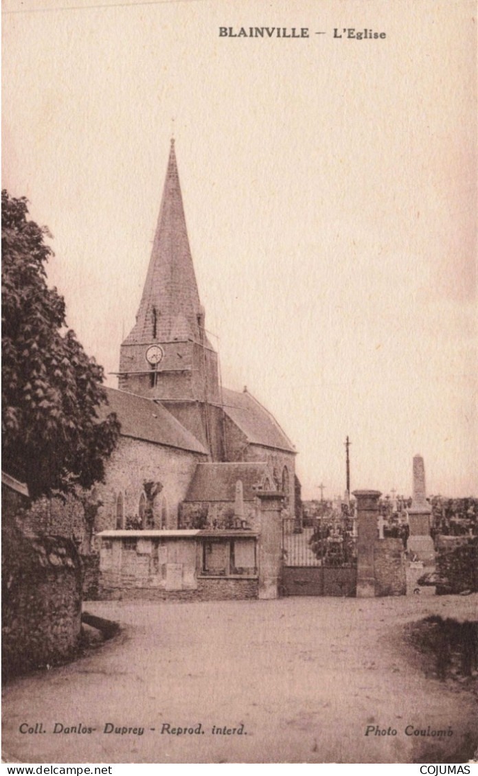 50 - BLANVILLE - S19286 - L'Eglise - Cimetière - Blainville Sur Mer