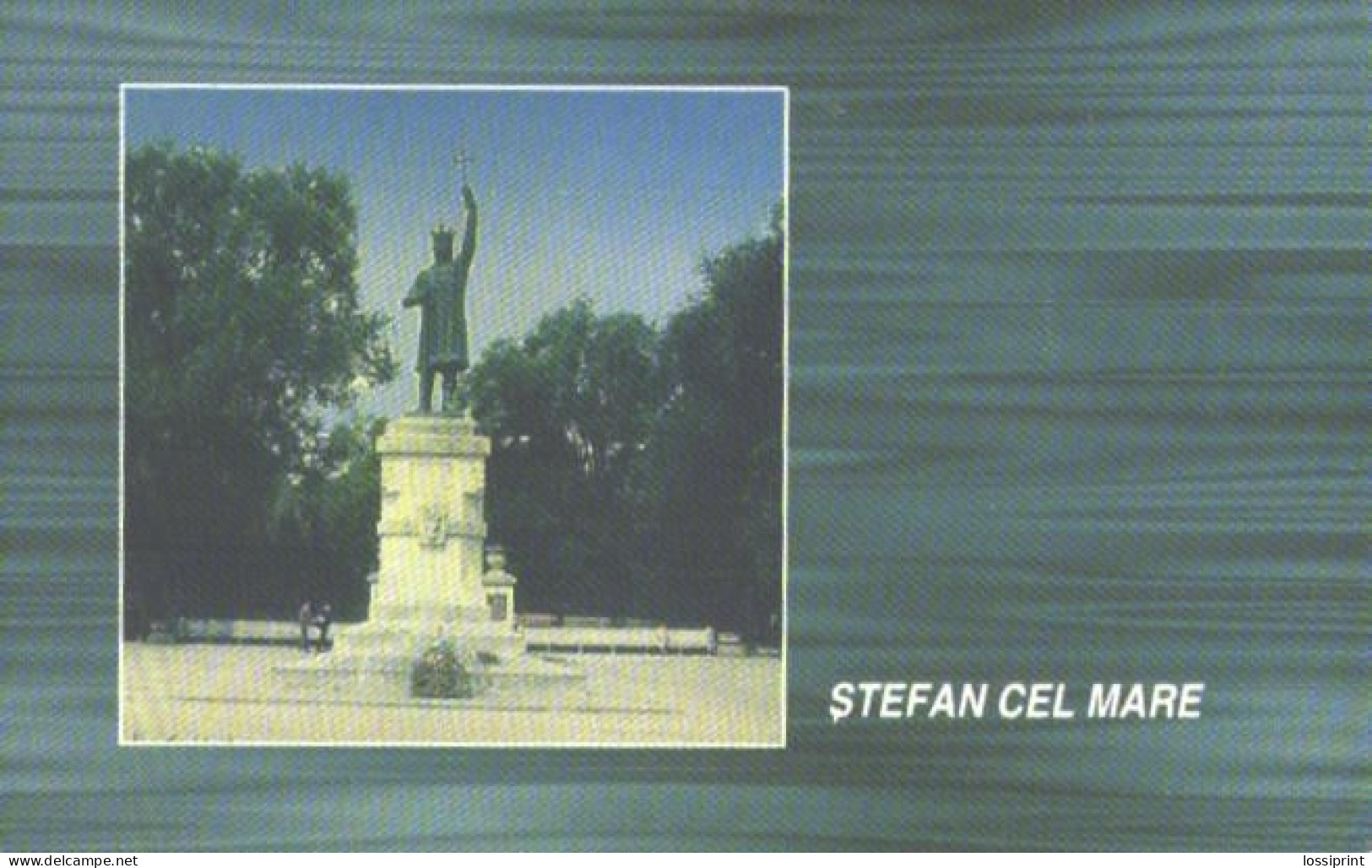 Moldova:Used Phonecard, Moldtelecom, 50 Impulses, Stefan Cel Mare Monument - Moldova