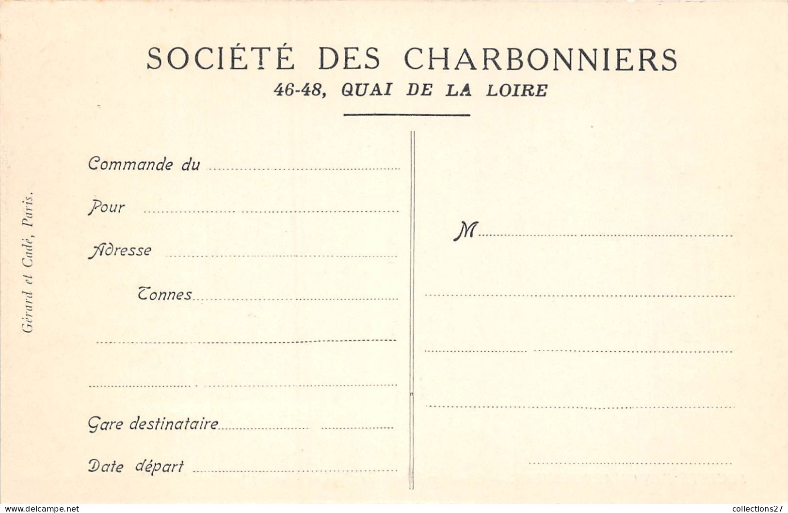 PARIS-75015- SOCIETE DES CHARBONNIERS REUNIS- CHANTIER 42 ET 45 QUAI DE GRENELLE CÔTE OUEST- LE SCIAGE DES BÛCHES - Paris (15)