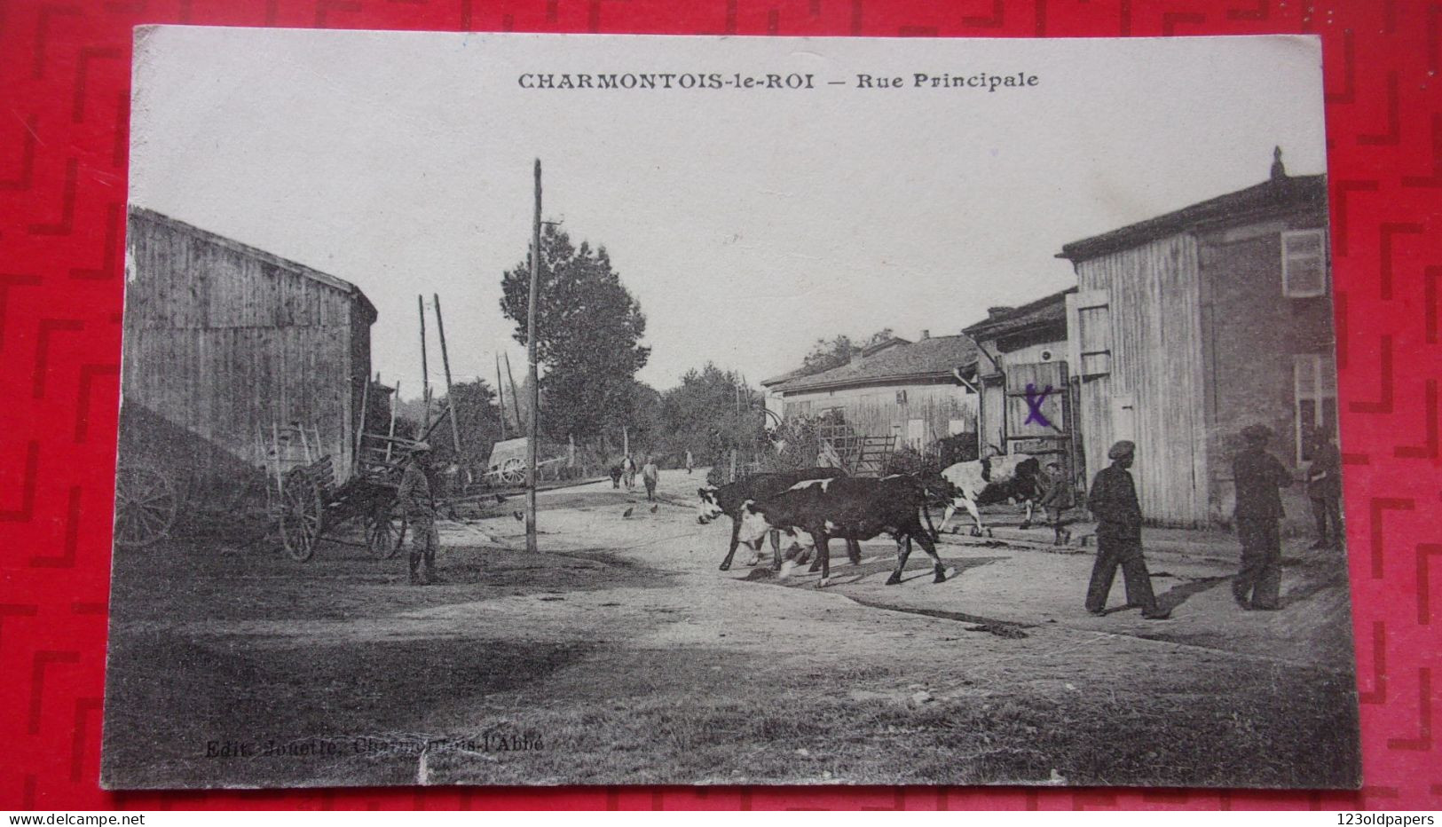 51 CHARMONTOIS LE ROI  RUE PRINCIPALE - ANIMÉE - VACHES - Andere & Zonder Classificatie